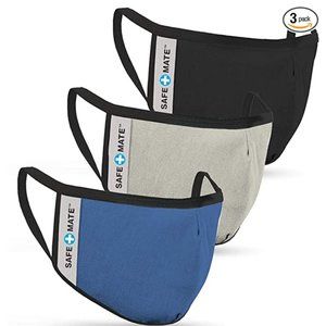 NEW 3pk Safe Mate x Case Mate - Kids Face Mask (Ages 7-11) - Washable & Reusable